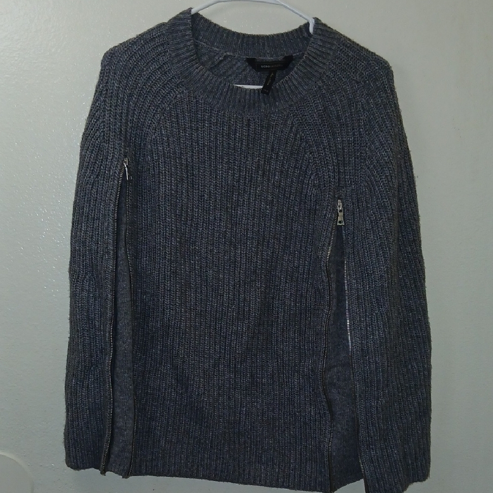 BCBGeneration Charcoal Knit Cape